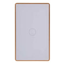 Havit Wifi Single Gang with Gold Trim Wall Switch Clipsal White 300W 240V IP20 - HV9120-1 -  Havit Lighting