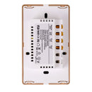 Havit Wifi 2 Gang with Gold Trim Wall Switch Clipsal White 2x300W 240V IP20 - HV9120-2- Havit Lighting