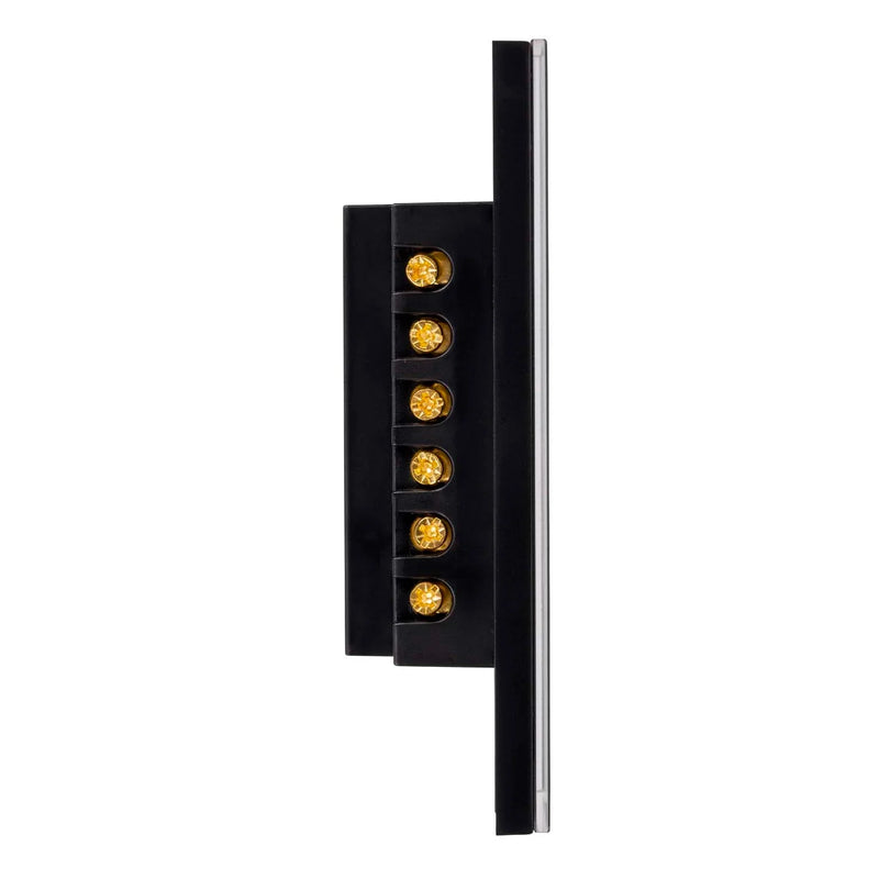 Havit Wifi 4 Gang Wall Switch Clipsal Black 4x300W 240V IP20 - HV9210-4- Havit Lighting