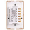 Havit Wifi 4 Gang with Gold Trim Wall Switch Clipsal White 4x300W 240V IP20 - HV9120-4- Havit Lighting