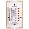 HV9120-4 - Wifi 4 Gang White with Gold Trim Wall Switch- Havit Lighting