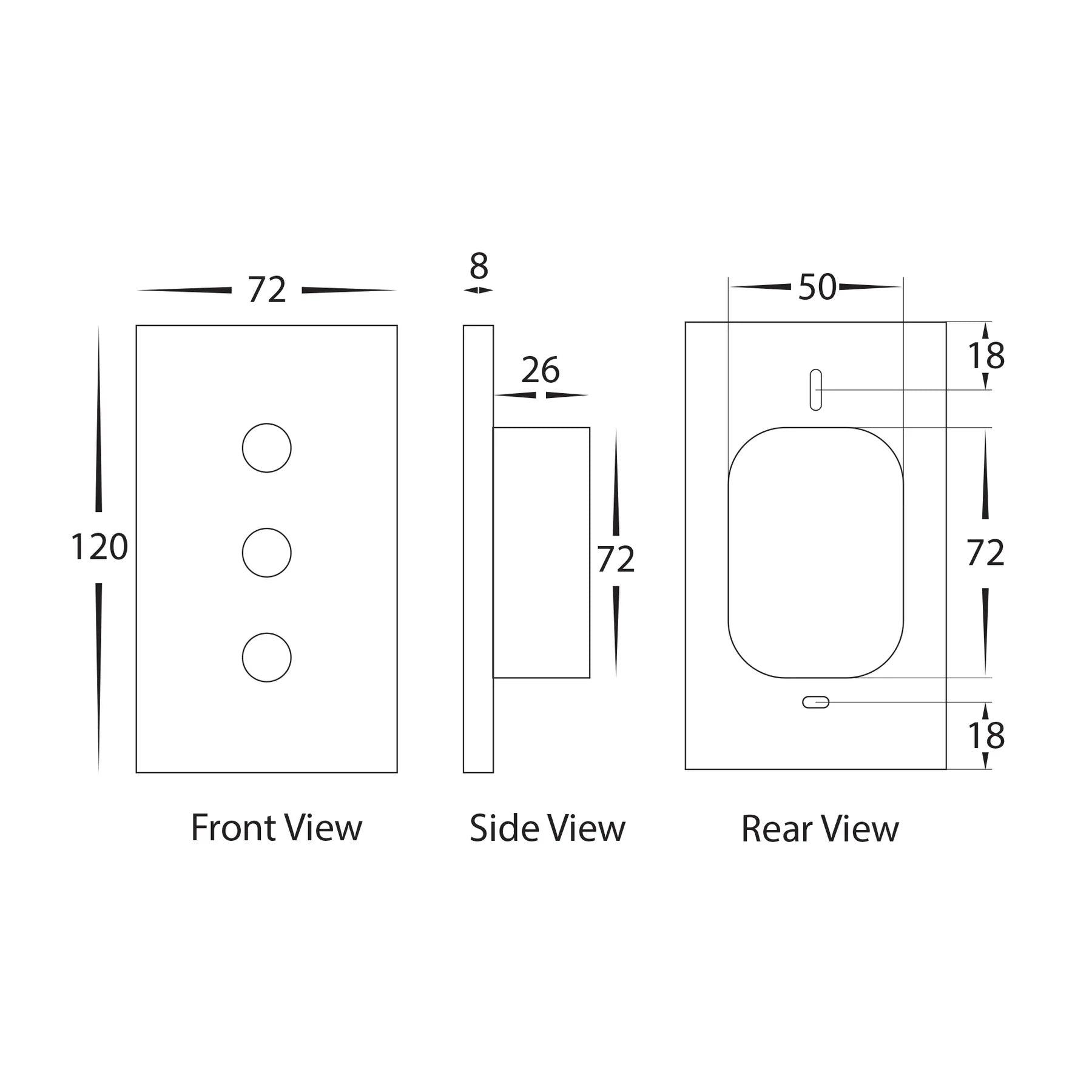 Havit Wifi Single Gang Wall Switch Clipsal Dimmers White 300W 240V IP20 - HV9111 - Havit Lighting