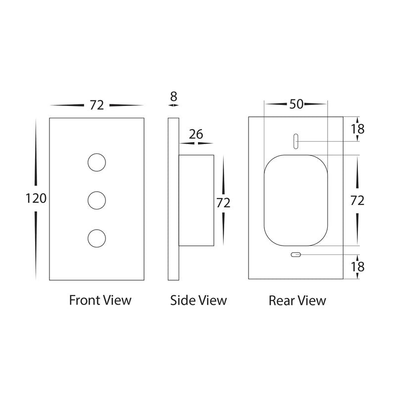 Havit Wifi Single Gang Wall Switch Clipsal Dimmers White 300W 240V IP20 - HV9111 - Havit Lighting