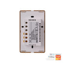 Havit Wifi Single Gang with Gold Trim Wall Switch Clipsal White 300W 240V IP20 - HV9120-1