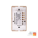 Havit Wifi 2 Gang with Gold Trim Wall Switch Clipsal White 2x300W 240V IP20 - HV9120-2
