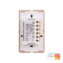 Havit Wifi 3 Gang with Gold Trim Wall Switch Clipsal White 3x300W 240V IP20 - HV9120-3