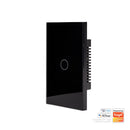 Havit Wifi Single Gang Wall Switch Clipsal Black 300W 240V IP20 - HV9210-1