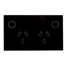 Havit Wifi Double Powerpoint Clipsal Black 240V IP20 - HV9214- Havit Lighting