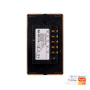 Havit Wifi 3 Gang with Gold Trim Wall Switch Clipsal Black 3x300W 240V IP20 - HV9220-3