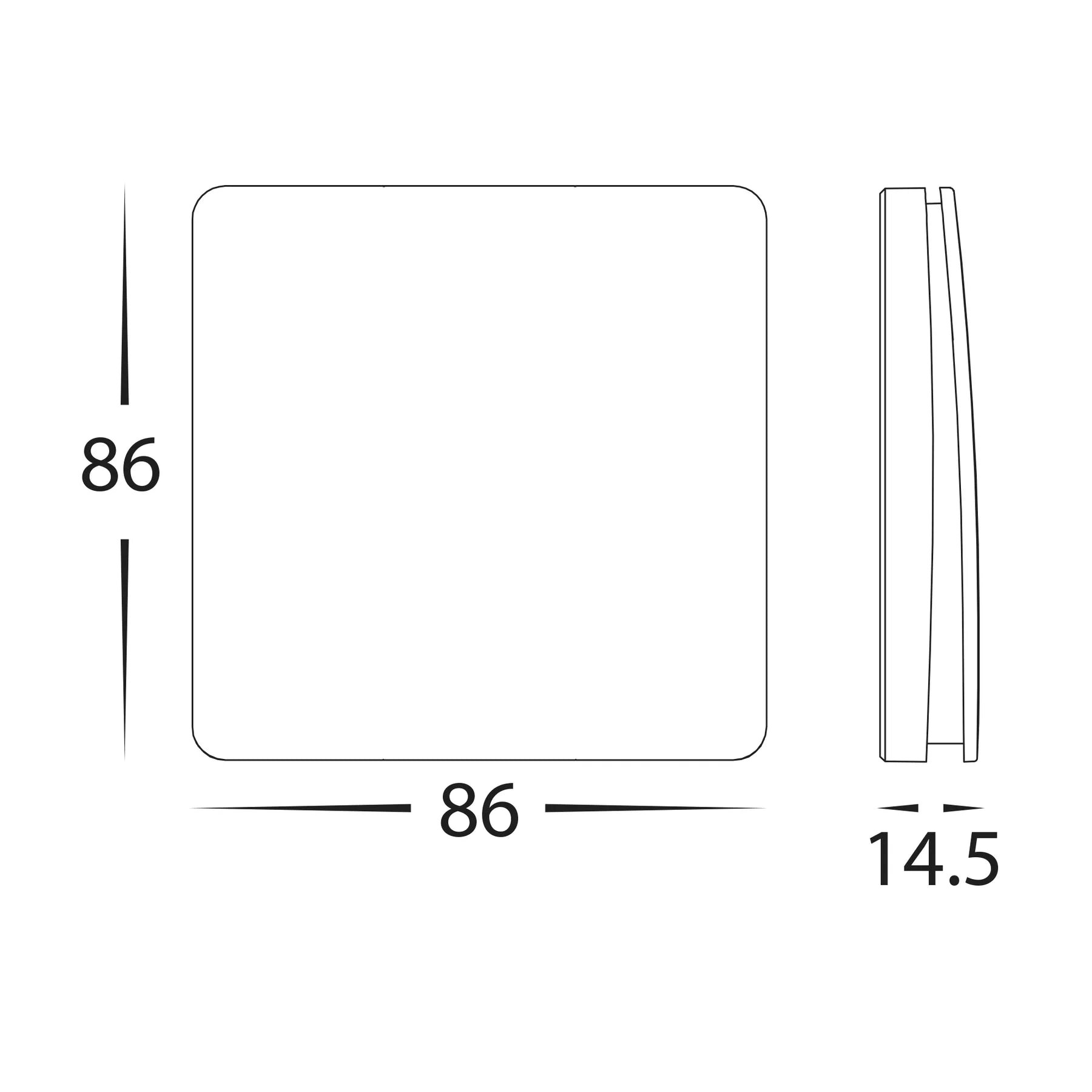 Havit Single Gang Wireless Self Powered Wall Switch Accessories White IP65- HV9261