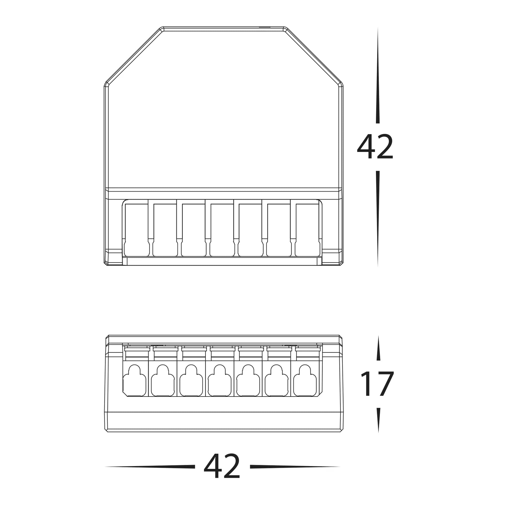 Havit Two Channel RF + Push Dim Receiver Accessories 12-24V IP20- HV9272