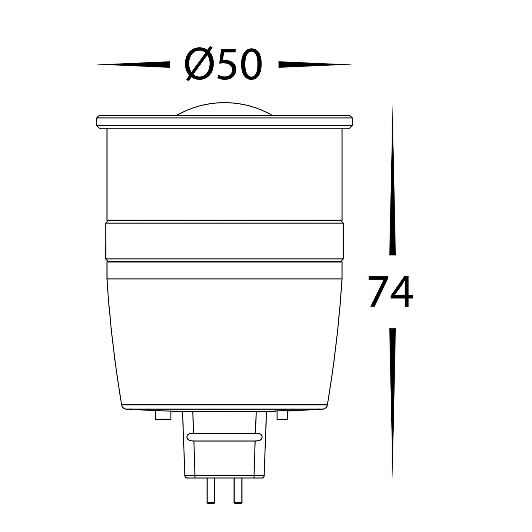 Havit Adjustable Beam Angle & Wattage MR16 Lamps and Globes Tri- 4W-6W 12V/24V IP20- HV9501