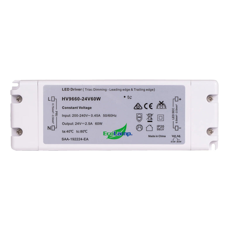 Havit Indoor Dimmable LED Driver 60W 240V IP20 - HV9660-12V60W