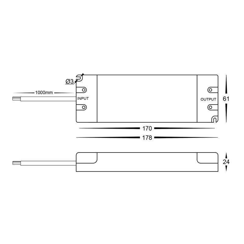 Havit Indoor Dimmable LED Driver 60W 240V IP20 - HV9660-12V60W