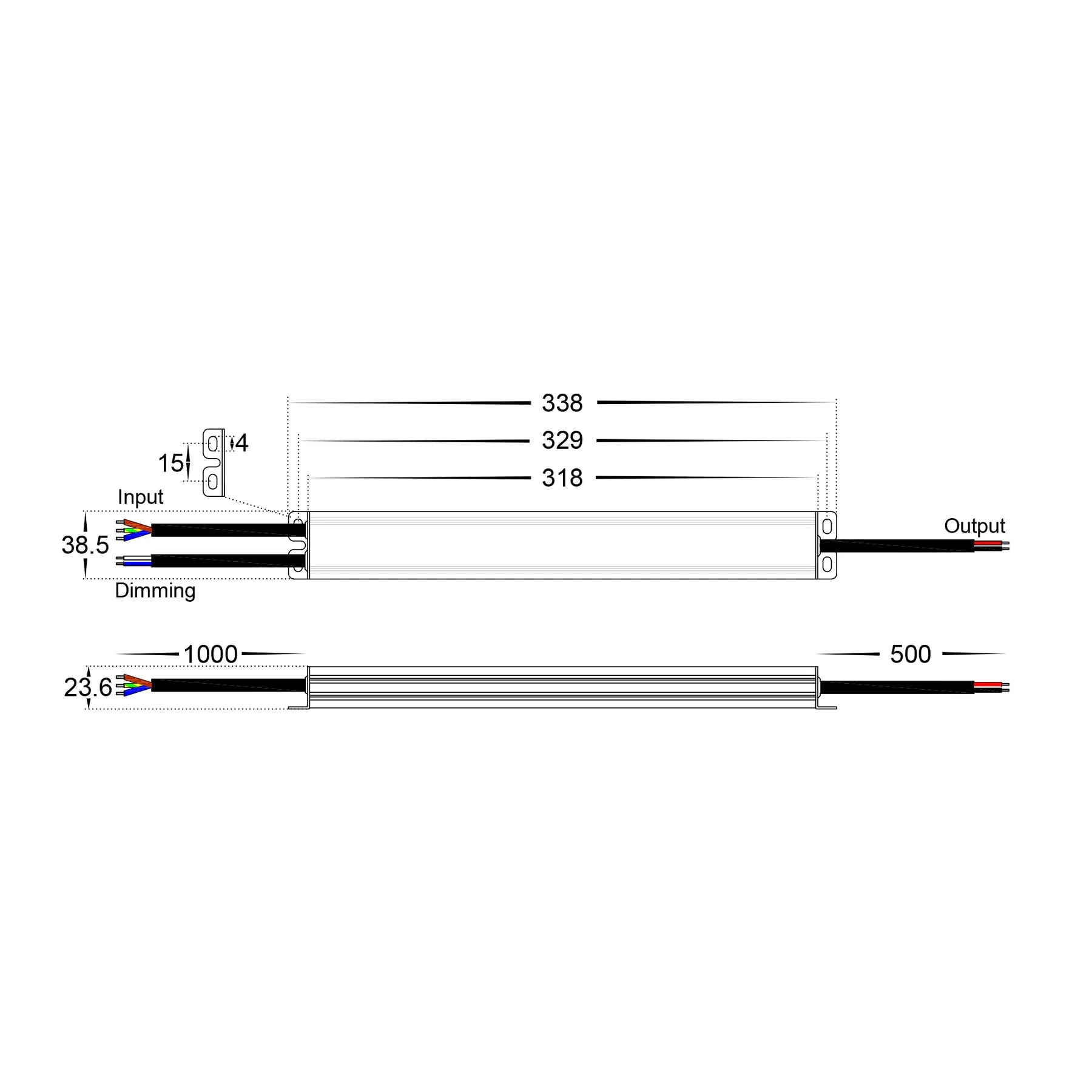 Havit Dali 2 + Push Dim Dimmable LED Drivers 100W 12V/24V IP66 - HV96632-12V100W, HV96632-24V100W