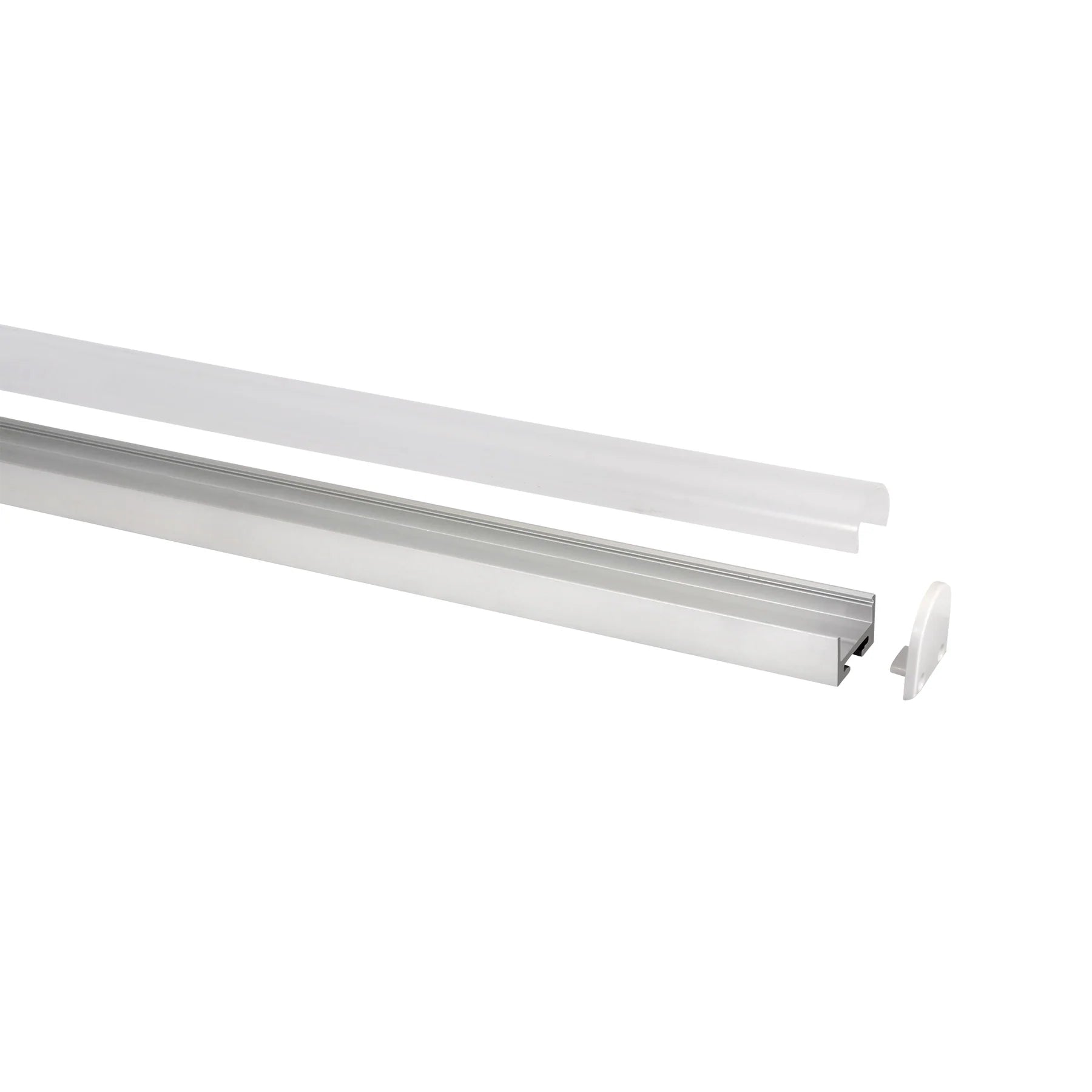 Havit Silver Aluminium Profile with Rounded Diffuser LED Channel - HV9690-2119
