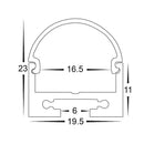 Havit Standard Diffuser to suit – Havit Aluminum Profile - HV9690-2119-SD