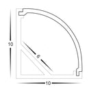 Havit Micro Corner Aluminium Profile Mounting Clips - HV9691-1010-MC - Havit Lighting