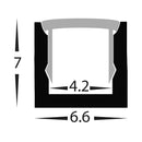 Havit Micro Square LED Profile End Caps - HV9693-0607-EC - Havit Lighting