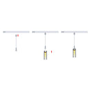 Havit Suspended White Aluminium Profile End Caps - HV9693-1045-WHT-EC - Havit Lighting