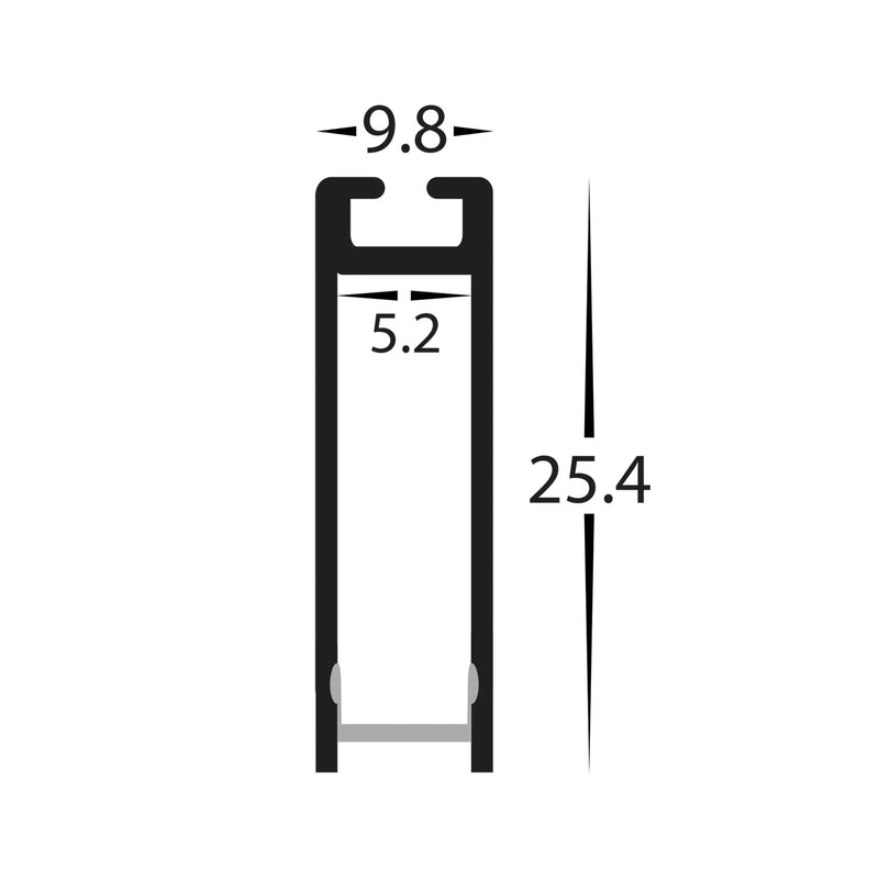 Havit Suspended White Aluminium Profile End Caps - HV9693-1045-WHT-EC - Havit Lighting