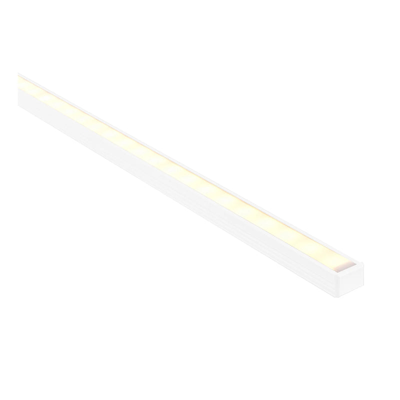 Havit White Shallow Square Aluminium Profile End Caps - HV9693-1612-WHT-EC - Havit Lighting