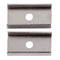 Havit Shallow Square Aluminium Profile End Caps - HV9693-1615-WHT- EC