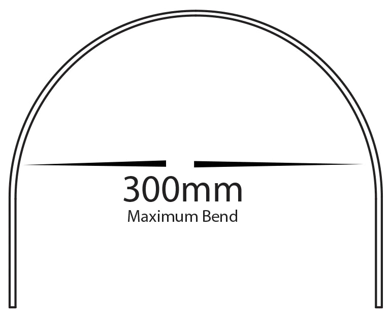 Havit End Caps to suit – Havit Shallow Square Bendable Aluminium Profile - HV9693-1806-EC
