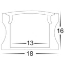 Havit Deep Square Aluminium Profile Mounting Clips - HV9693-1815-MC - Havit Lighting