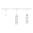 Havit Suspended White Aluminium Profile End Caps - HV9693-1896-WHT-EC - Havit Lighting