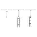 Havit Suspended White Aluminium Profile LED Channel - HV9693-1896-WHT