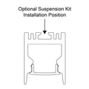 Havit Suspended or Surface Mounted Black Aluminium Profile LED Channel - HV9693-2025-BLK