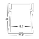 Havit Long Run Standard Diffuser to suit – Havit Aluminum Profile - HV9693-2320-SD-ROLL