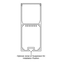 Havit Black Deep Square Aluminium Profile LED Channel - HV9693-3890-BLK