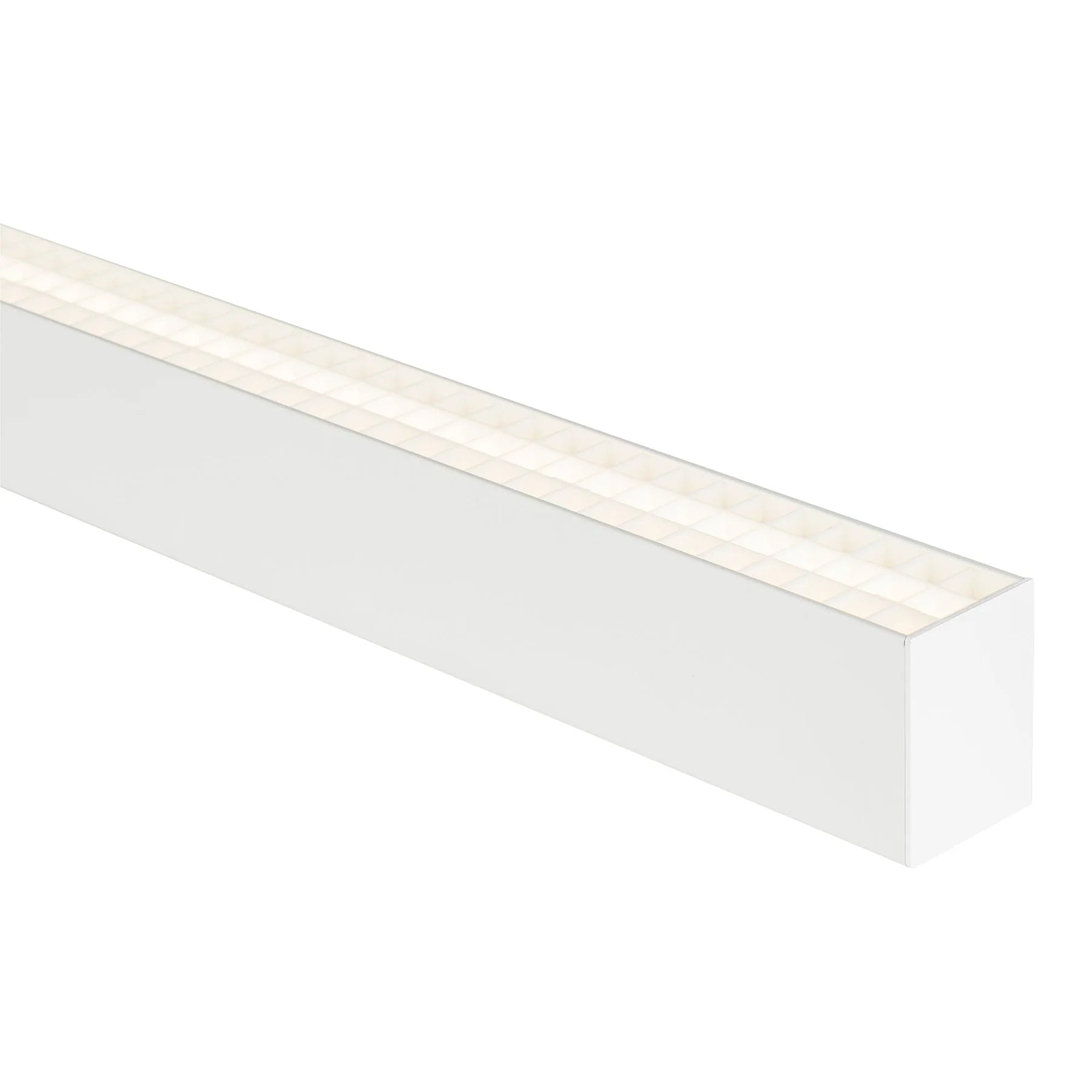 Havit White Deep Square Profile with Anti Glare Crate Diffuser LED Channel - HV9693-5271-WHT