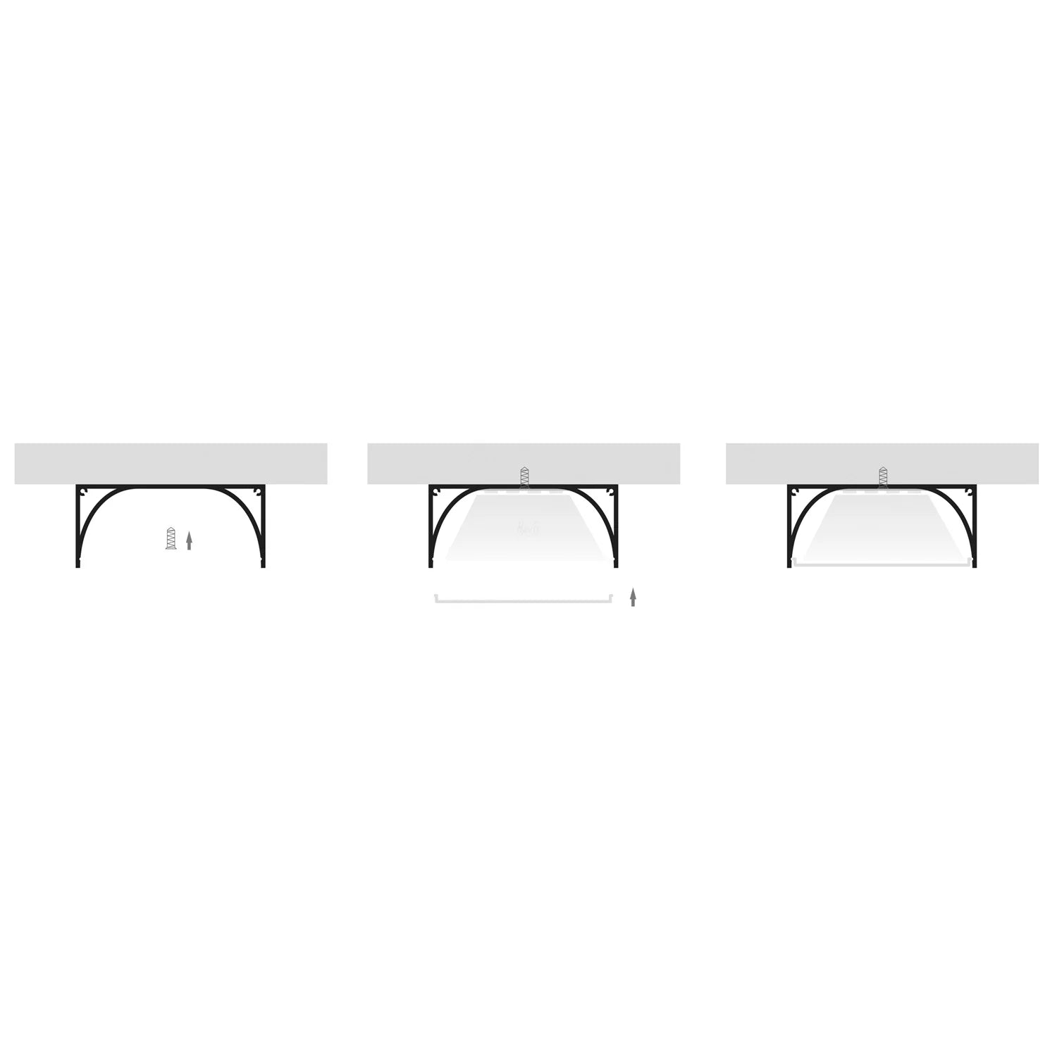 Havit End Caps to suit – Havit Large Deep Square Aluminium Profile - HV9693-8035-EC
