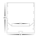 Havit Standard Diffuser to suit – Havit Aluminum Profile - HV9693-8090-SD