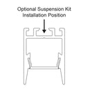 Havit Shallow Square Aluminium Profile LED Channel - HV9693-1622-WHT