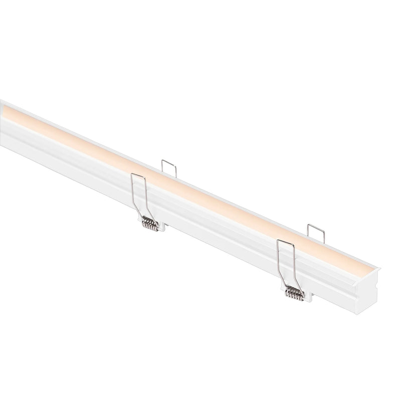 HV9695-2926-WHT Deep White Recessed Anti Glare Winged Aluminium Profile for LED Strip Havit Lighting