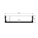 Havit Standard Diffuser to suit – Havit Aluminium Profile - 2 Metre - HV9699-2707-SD-2M