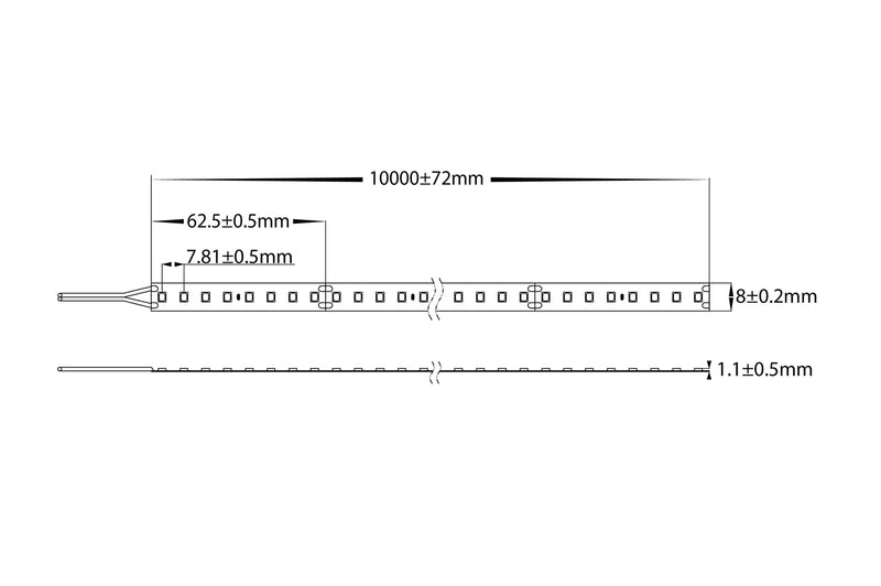 Havit LED Strip 5500K 9.6W 24V IP20 - HV9722-IP20-128-5K Sold per metre and 30 metre roll - Havit Lighting