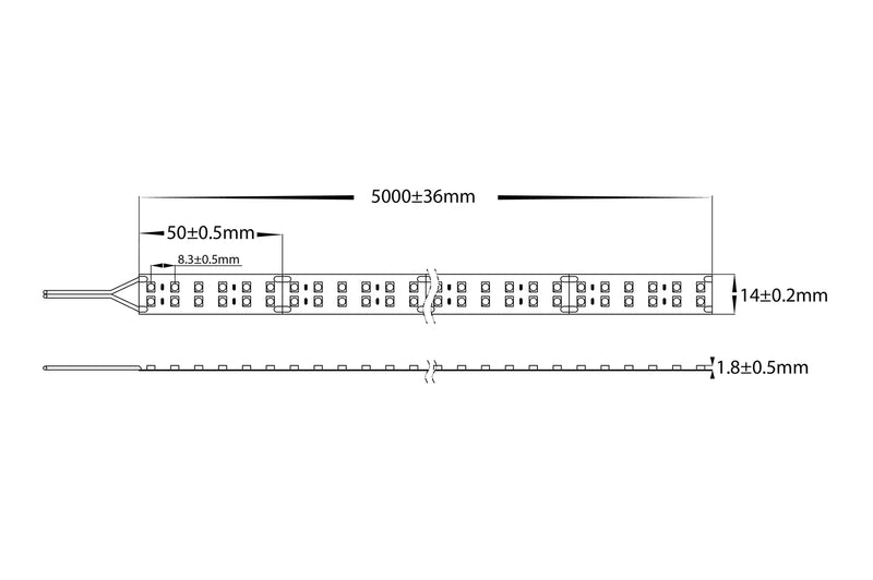 Havit LED Strip 5500K 19.2W 24V IP20 - HV9723-IP20-240-5K-2 Sold per metre and 30 metre roll - Havit Lighting