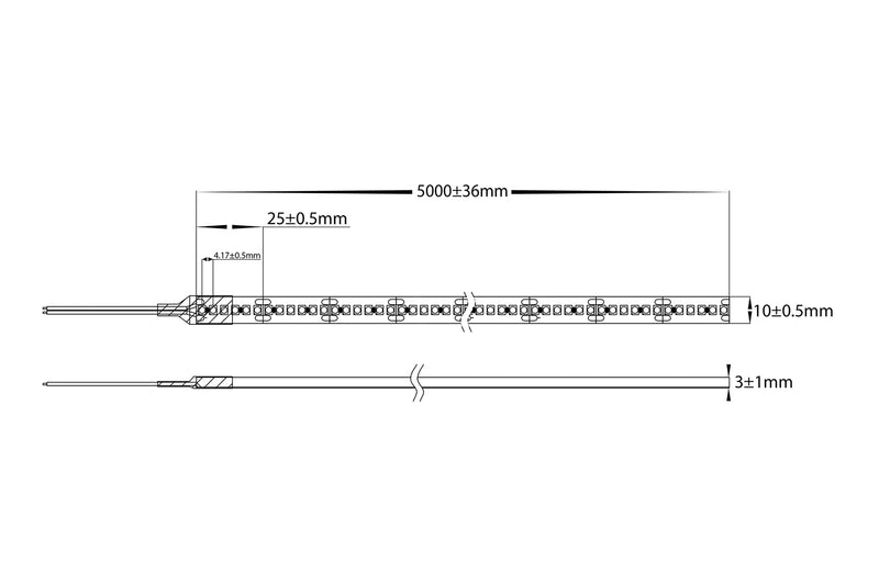 HV9723-IP54-240-5K-1- LED Strip 5500K 19.2W 24V DC IP54 Sold per metre and 10 metre roll-Havit Lighting