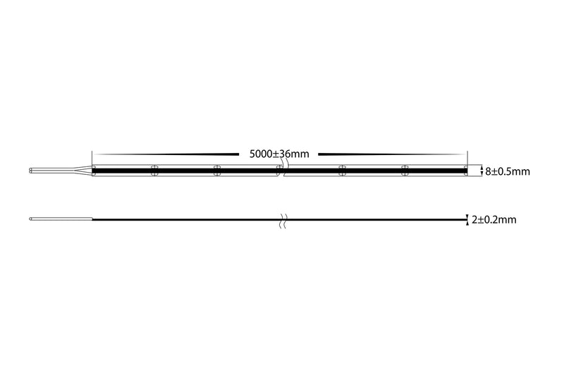 Havit Free Cut COB Dotless LED Strip 4000K 12W 24V IP20 - HV9761-IP20-528-4K, HV9761-IP20-528-4K-30M Sold per metre and 30 metre roll