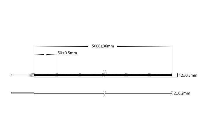 Havit COB RGBCW LED Strip and Channels 20W 24V IP20 - HV9761-IP20-840-RGBCW Sold per metre and 30 metre Roll - Havit Lighting