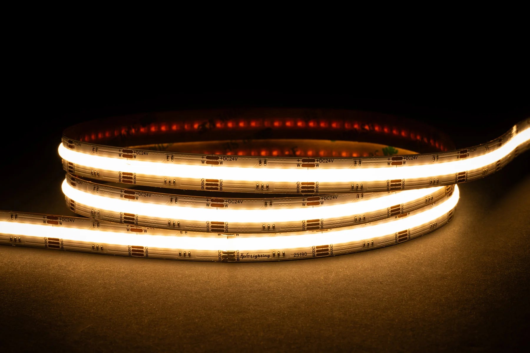 Havit COB RGBW LED Strip and Channels 20W 24V IP20 - HV9761-IP20-896-RGBW Sold per metre and 30 metre Roll - Havit Lighting