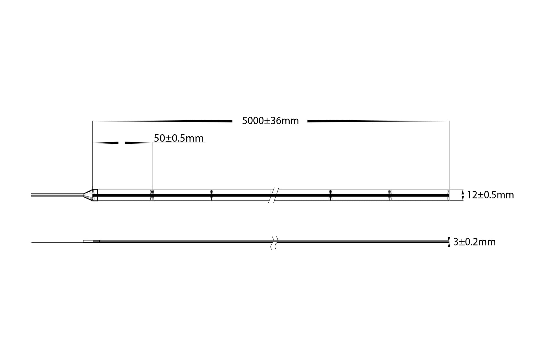Havit COB RGBCW LED Strip and Channels 20W 24V IP54 - HV9761-IP54-840-RGBCW Sold per metre and 10 metre Roll - Havit Lighting