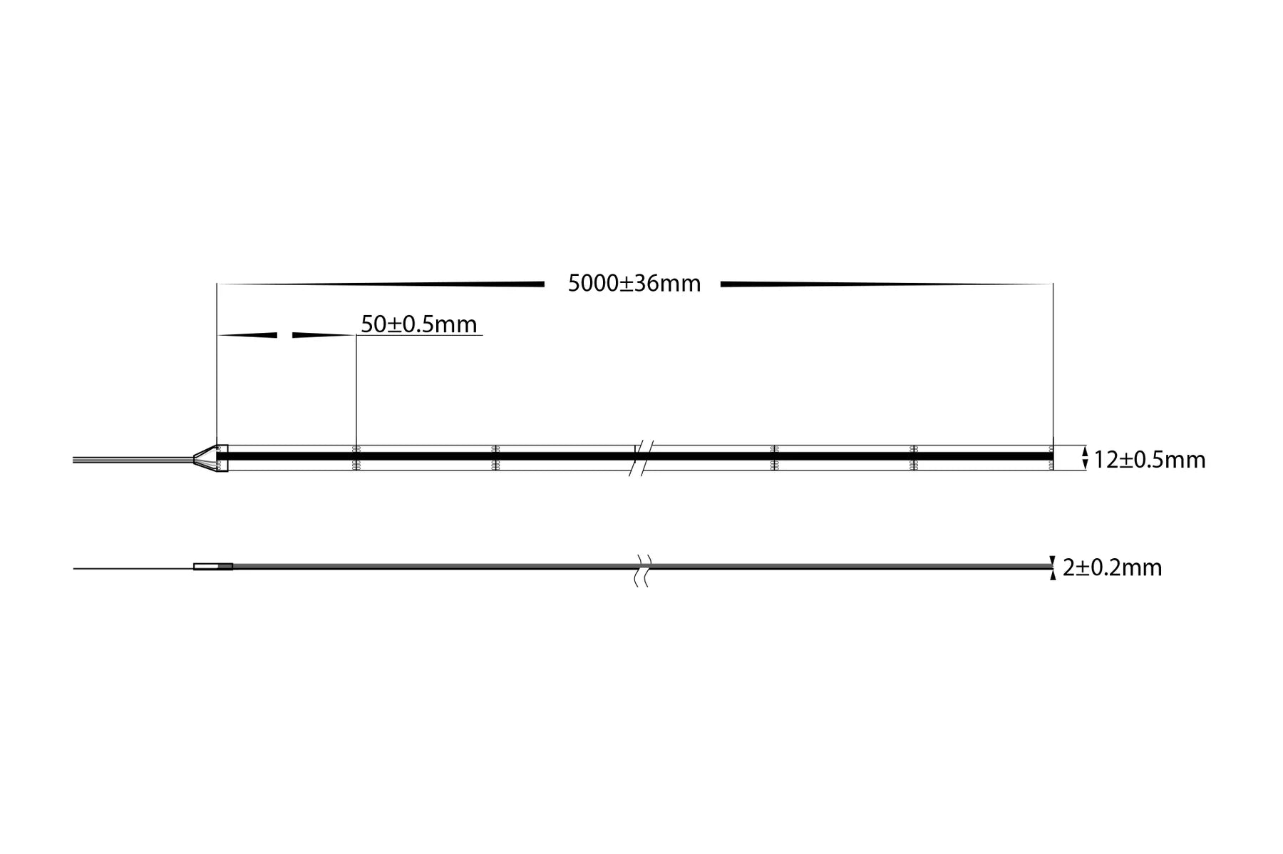Havit COB RGBW LED Strip and Channels 20W 24V IP54 - HV9761-IP54-896-RGBW Sold per metre and 10 metre Roll - Havit Lighting
