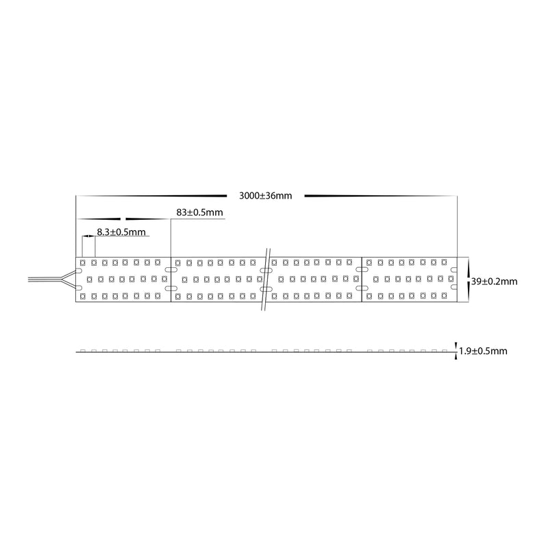 Havit LED Strip 3000K 46W 24V IP20 - HV9783-IP20-252-3K Sold per metre and 5 metre roll - Havit Lighting