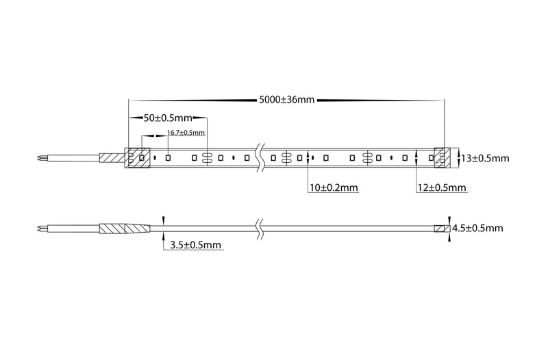 Havit LED Strip 5500K 14.4W 12V IP67 - HV9783-IP67-60-5K Sold per metre and 10 metre roll - Havit Lighting